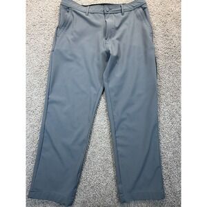 Hurley Men's Gray Performance Pants 36x30 – Lightweight Stretch Golf/Activewear
